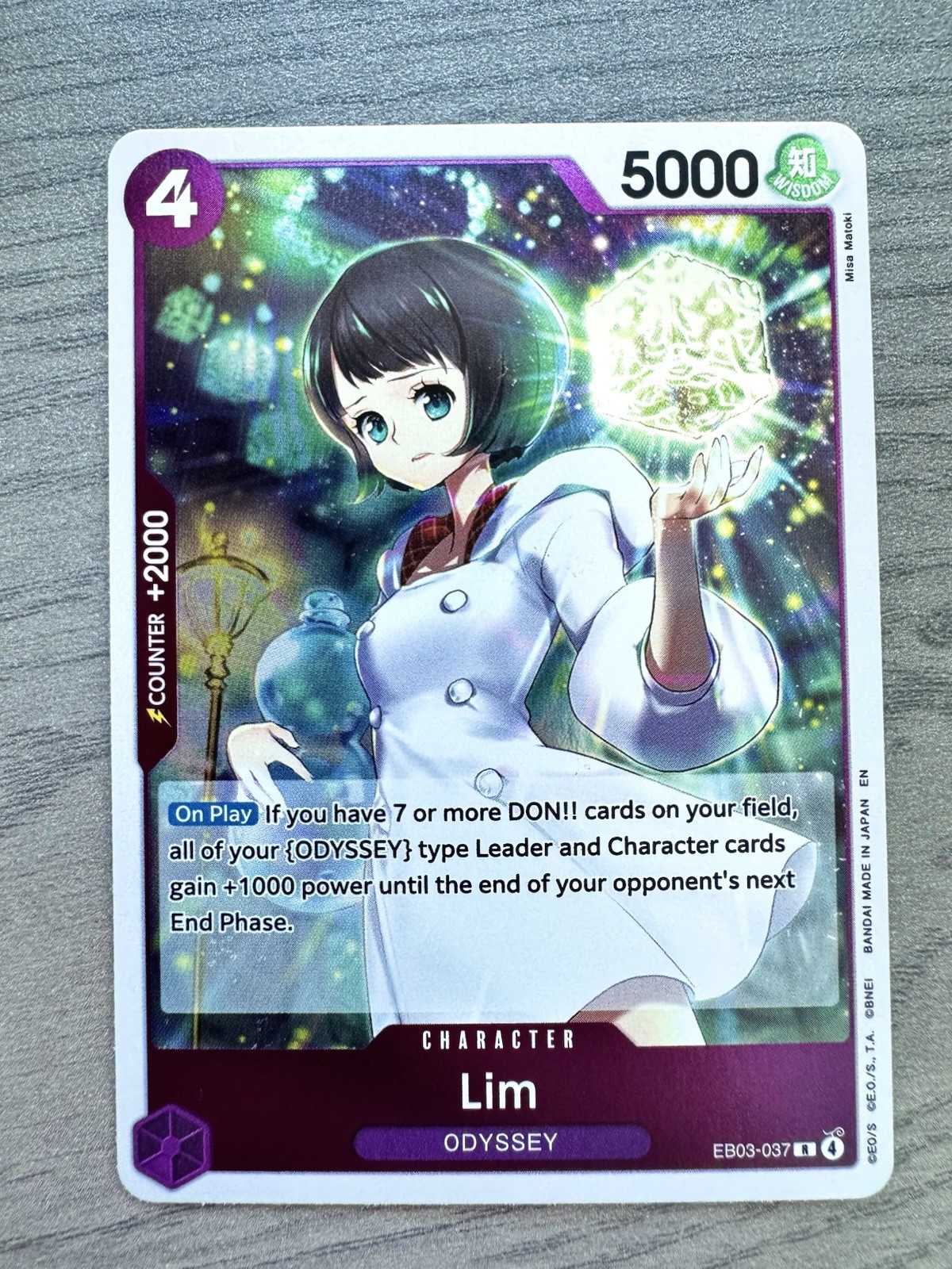 Lim EB03-037 Extra Booster: One Piece Heroines Edition Foil