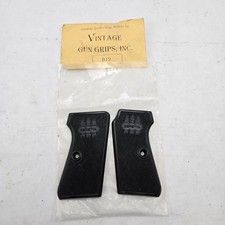 Nos Repro Vintage Gun Grips Beretta 1934 M1934 Grip Black Plastic.