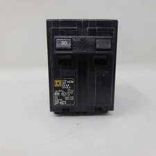 Square D 30 Amp Circuit Breaker Double Pole DP-4075 10kA 120/240V