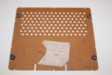 Bottom Wooden Case Panel w/ Vent Feet - G.E C252g Turntable Record Player Part