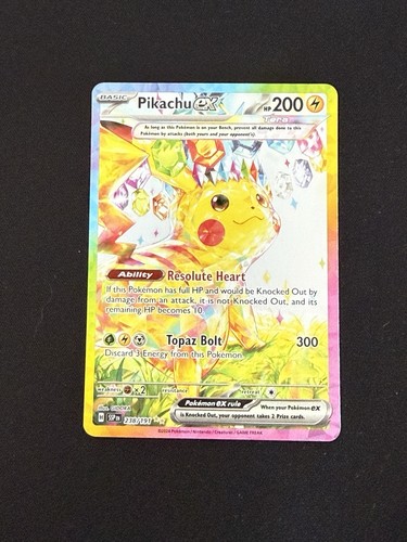 238 191 pokemon card Marvellous ex has been Knocked Out Pokemon TCG Pikachu EX Full