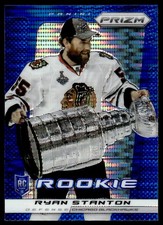 2013-14 Panini Prizm Prizms Blue Pulsar Ryan Stanton Rookie Chicago Blackhawks