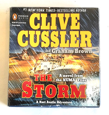 Clive Cussler The Storm 9-CD Audiobook Unabridged Kurt Austin Adventure NEW
