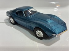 1970 1971 1972 Corvette  Blue Blue Promo Model Car Clone Resin Ex Cond