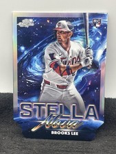 2025 Topps Chrome Cosmic Brooks Lee Stella Nova RC SP Twins Rookie Insert SN-15