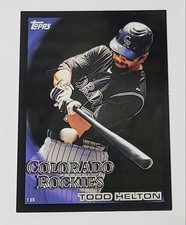 Todd Helton 2010 Topps Wal-Mart Black #509 