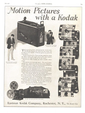 1926 Kodak Motion Picture Camera Vintage Print Ad Cine Brownie Home Movies