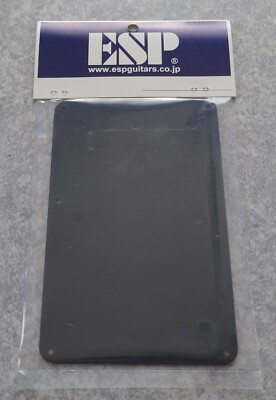 ESP ST Tremolo Back Panel No String Holes Black 1ply New ESP