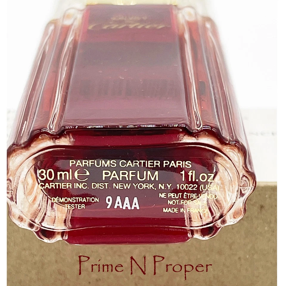 РЕДКАЯ... Must de Cartier парфюмированная вода, спрей 1 жидкая унция / 30 мл, тестер - Изображение 3 из 3