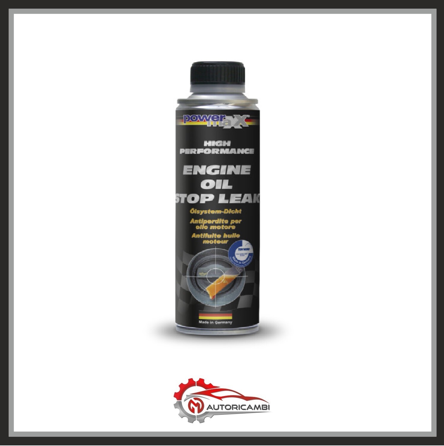 ENGINE OIL STOP LEAK POWERMAXX, TRATTAMENTO PERDITE OLIO MOTORE ADDITIVO