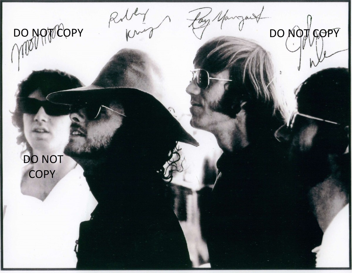THE DOORS - FULL BAND Autographed Signed 8x10 Reprint Photo Jim