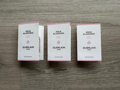 Guerlain Aqua Allegoria Rosa Rosa Parfum Proben 3.Stück Eau de Toilette neu edel