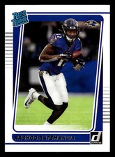 Rashod Bateman 2021 Donruss RATED ROOKIE #265 Baltimore Ravens FOOTBALL RC