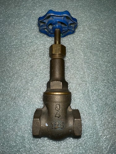 3/4 Brass Gate Valve, 125, Marked PV