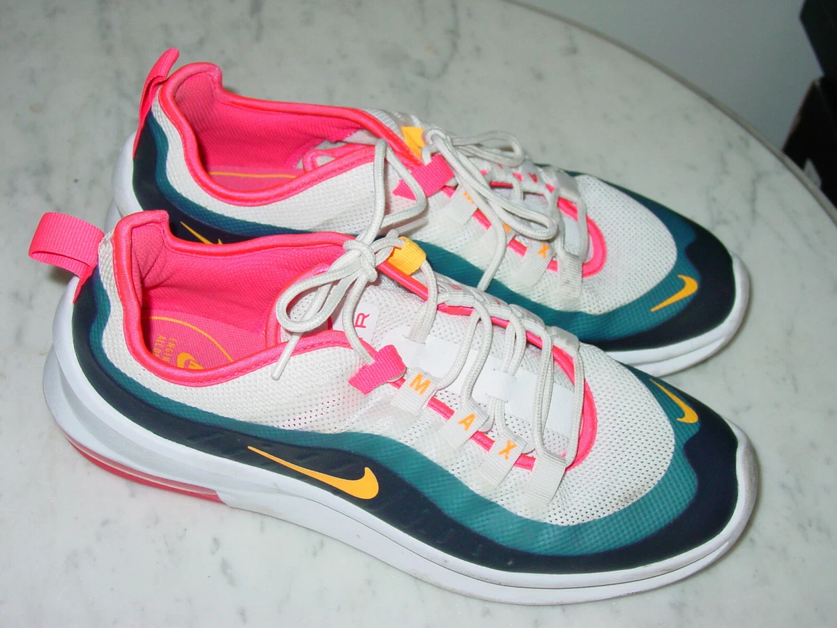 2018 Nike Air Max Axis White Laser Orange Hyper Pink Running Shoes