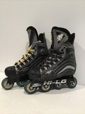 Mission Helium He550 Inline Roller Hockey Skates HiLo Rail sz boys/men 4D /Wmn 6