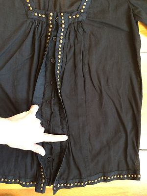 Top Foley + Corinna En Soie 100% - Taille XS, Métallique, Sans Manches, Occasion Très Bon état