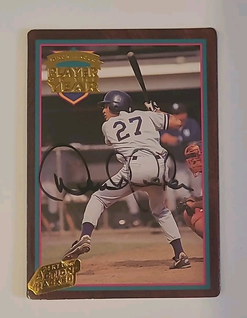 DEREK JETER 1995 ACTION PACKED 24K GOLD MINOR LEAGUE CARD #1A AUTOGRAPH