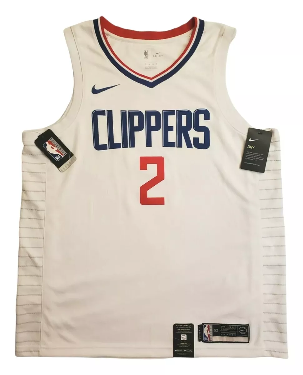 Nike Kawhi Leonard LA Clippers Swingman Jersey White 865185-107 Men's  Size XL