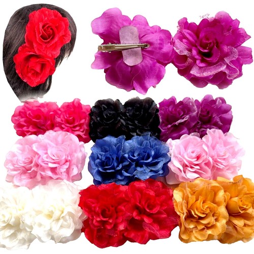 HERMES Eclipse GM Barrette Hair Clip, Elsa La Folle Parade, Silk, White and Pink HERMES Eclipse GM Barrette Hair Clip, Elsa La Folle Parade  main image 3