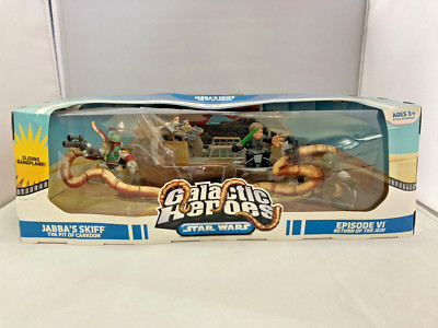Star Wars Galactic Heroes Jabba's Skiff NIB Boba Fett, Han Solo, Skiff Guard