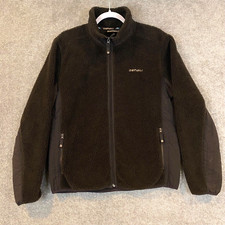 Denali Jacket Womens Xl Brown Full Zip Sherpa Outerwear Hiking Trail Pockets L/s