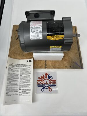 #ad Baldor Reliance IP44 34L954 0883G1 .75HP 1725 1425RPM 208 230 460 190 380V Motor $323.79