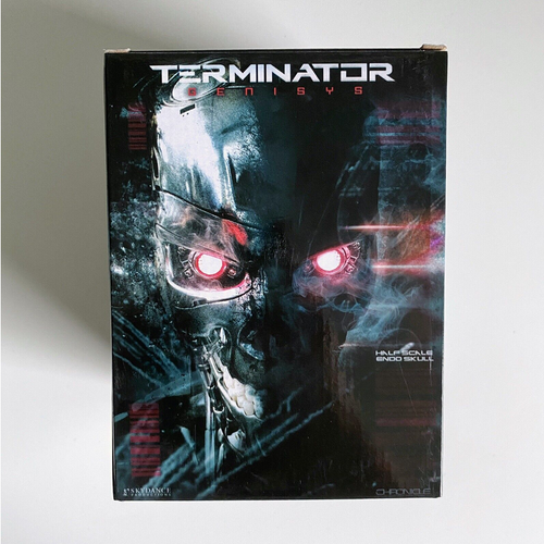 TERMINATOR T-800 Genisys Half Scall Endo Skull Schädel Kopf Head NEU OVP - Bild 2 von 2