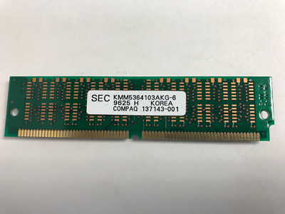 COMPAQ 137143-001 16MB 72 PIN SIMM MEMORY MODULE | eBay