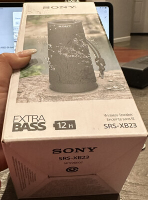SonySRS-XB23 EX-BASSWireless Bluetooth Portable Lightweight Travel Speaker O.B.N