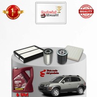 Set Service 4 Filter Und ÖL Hyundai Tucson 2.0 Crdi 100KW 136CV Von 2006->