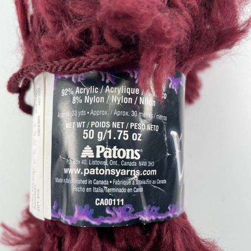 Yarn Mixed Lot Eyelash Boa Hairy Jai Alai Bernat Patons Voodoo 11 Pc Full/Part - Picture 11 of 24