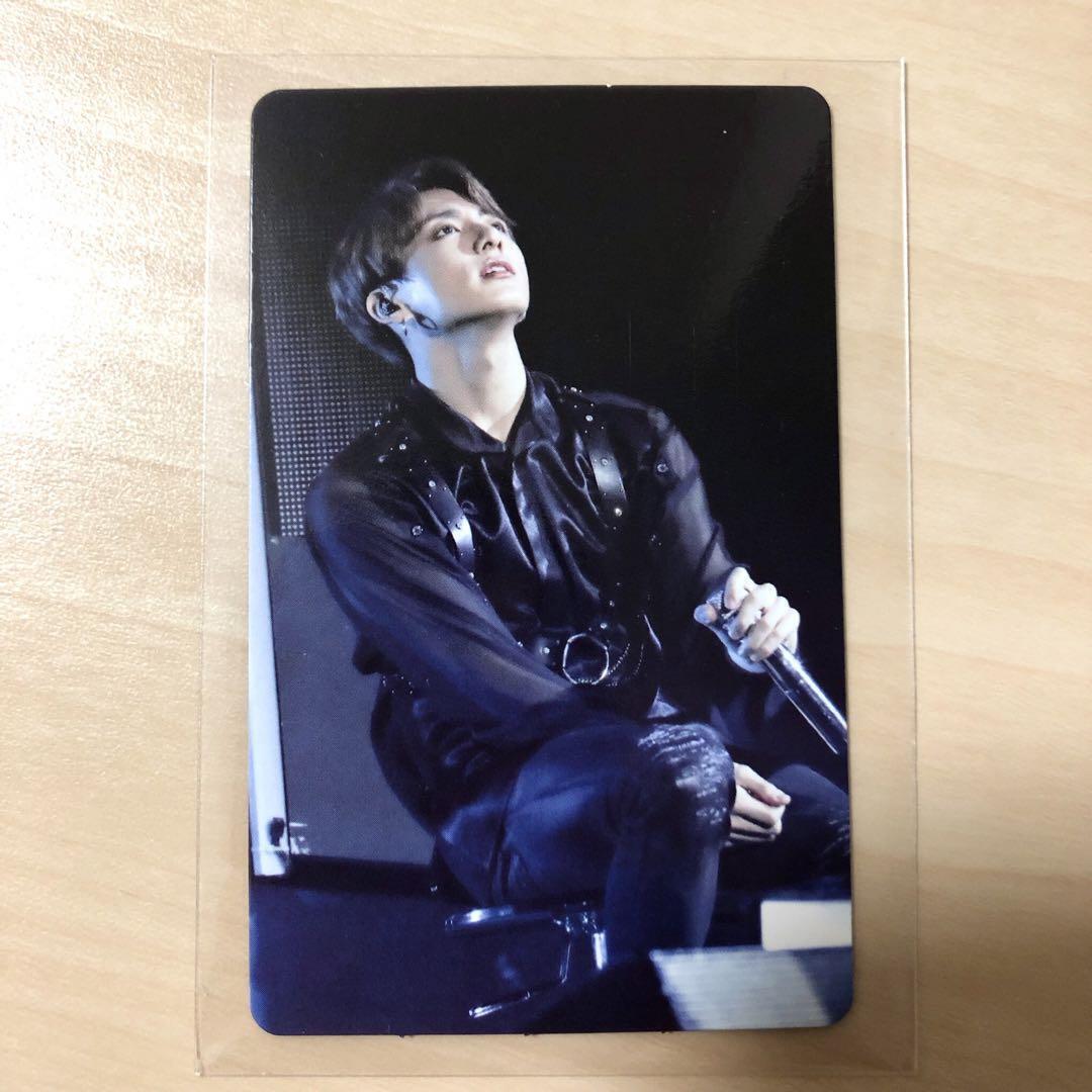 BTS JUNGKOOK Love Yourself Europe Blu-ray official Photocard BTS JUNGKOOK Love Yourself Europe Blu-ray official Photocard