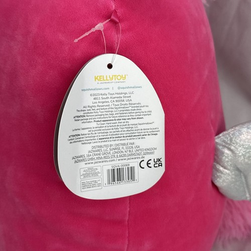 Kellytoy Paloma Pink Pegasus 12" Squishmallow Forever Heart Plush 2023 NEW - Picture 6 of 13
