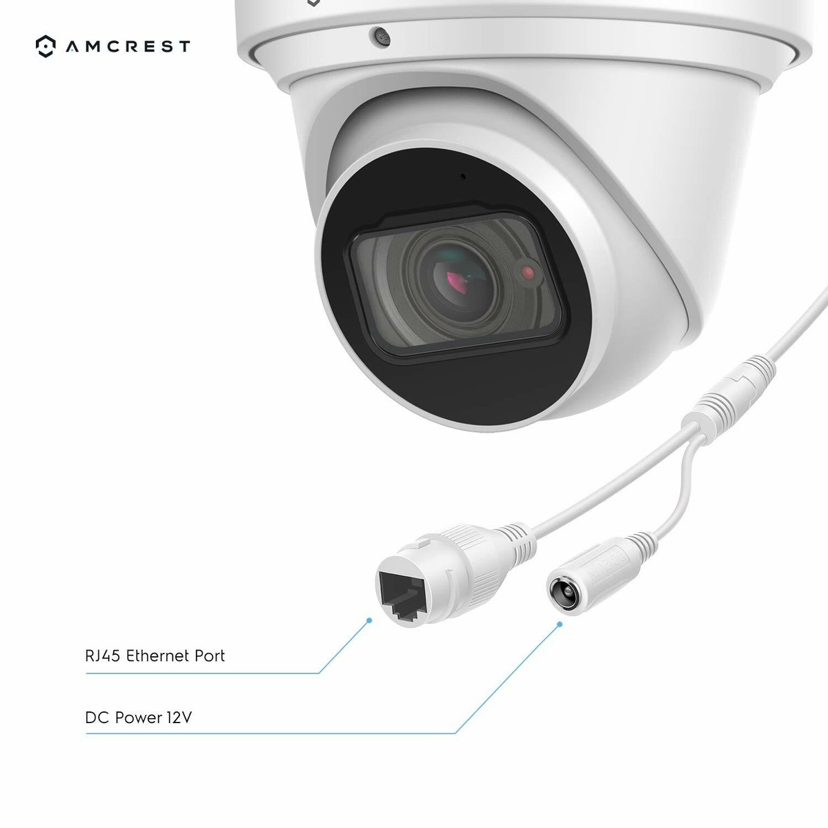 Amcrest 4K PoE Security IP Camera 4X Optical Zoom 8MP Motorized