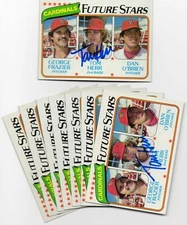 Tom Herr, SIGNED rookie card RC, 1980 Topps #684, St. Louis Cardinals, AUTOGRAPH