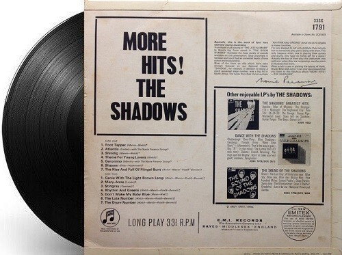 THE SHADOWS More Hits Vinyl Record Album LP Columbia 1965 Mono 1st & Hank Marvin - Picture 6 of 6