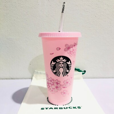 小物 STARBUCKS TOUCH The Drip Clear Pink Starbucks Tumbler Venti 24 Oz. Cold Cup Pink Reusable Cherry