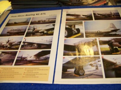 BOEING KC-97L & S.M.79 SPARVIERO COLOR DETAIL PHOTOS/6-PAGES OF PROFILES (905KK)
