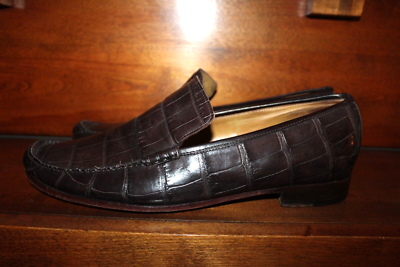 RARE! Billy Reid Brown Alligator / Crocodile Leather Dress  display picture 1