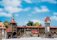 Faller 130401 Old Town Wall Set 1:87 H0 Gauge # New In Ovp #