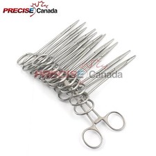 12 Pcs 3.5" Hemostat  Mosquito Forceps  STRAIGHT STAINLESS STEEL