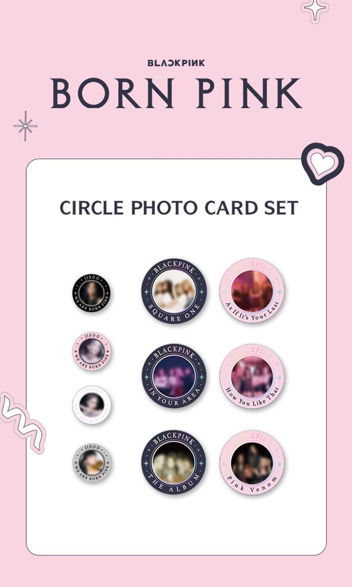 BLACKPINK BORN PINK CDプレーヤー　トレカ BLACKPINK [BORN PINK] CIRCLE PHOTO CARD SET(28ea) OFFICIAL