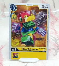 Digimon Card - ClearAgumon BT11-035 C Dimensional Phase - NM/M
