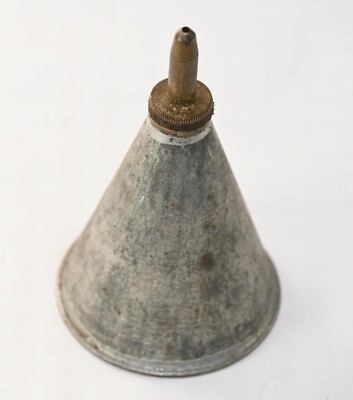 Vintage Moore & Wright Bicycle Conical Oil Can Or Oiler with Valve
