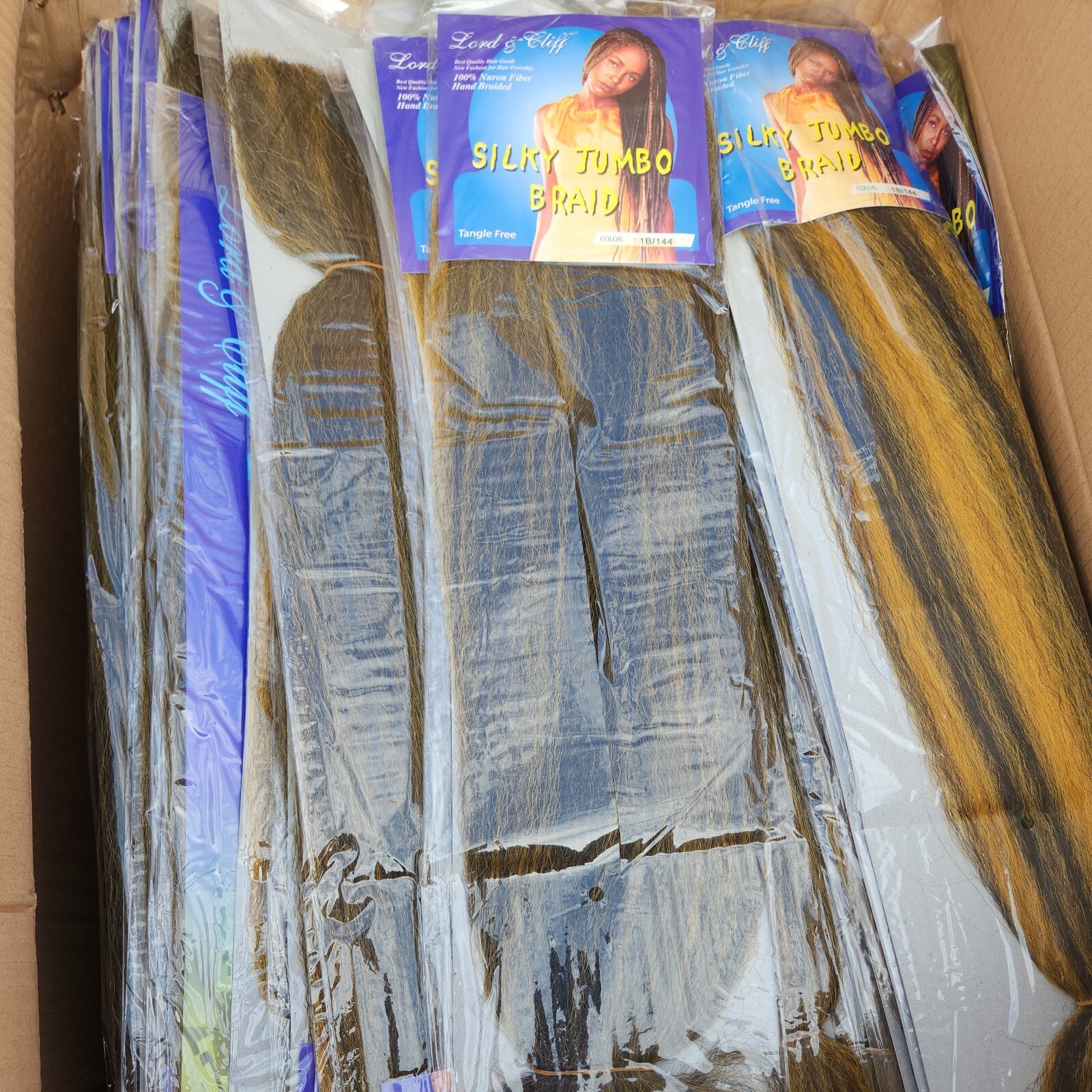 Wholesale lot 10 Lord & Cliff Silky Jumbo Briad Hair Extensi
