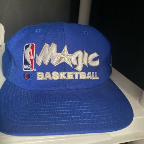 Vintage 90s Orlando Magic Big Logo Snapback Hat by the Game