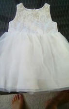 Cynthia Rowley baby girl ivory dress,12months,excellent condition,new