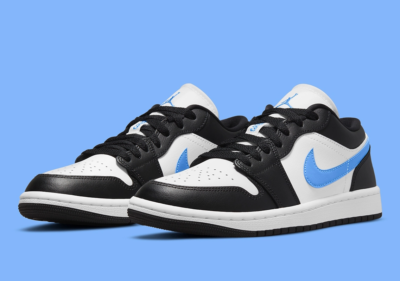 Nike Jordan 1 Low Black UNC 8 Women / Men 6.5 DC0774-041