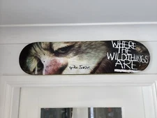 VERY RARE!! - Where The Wild Things Are Skateboard Deck - Signed By Spike Jonze